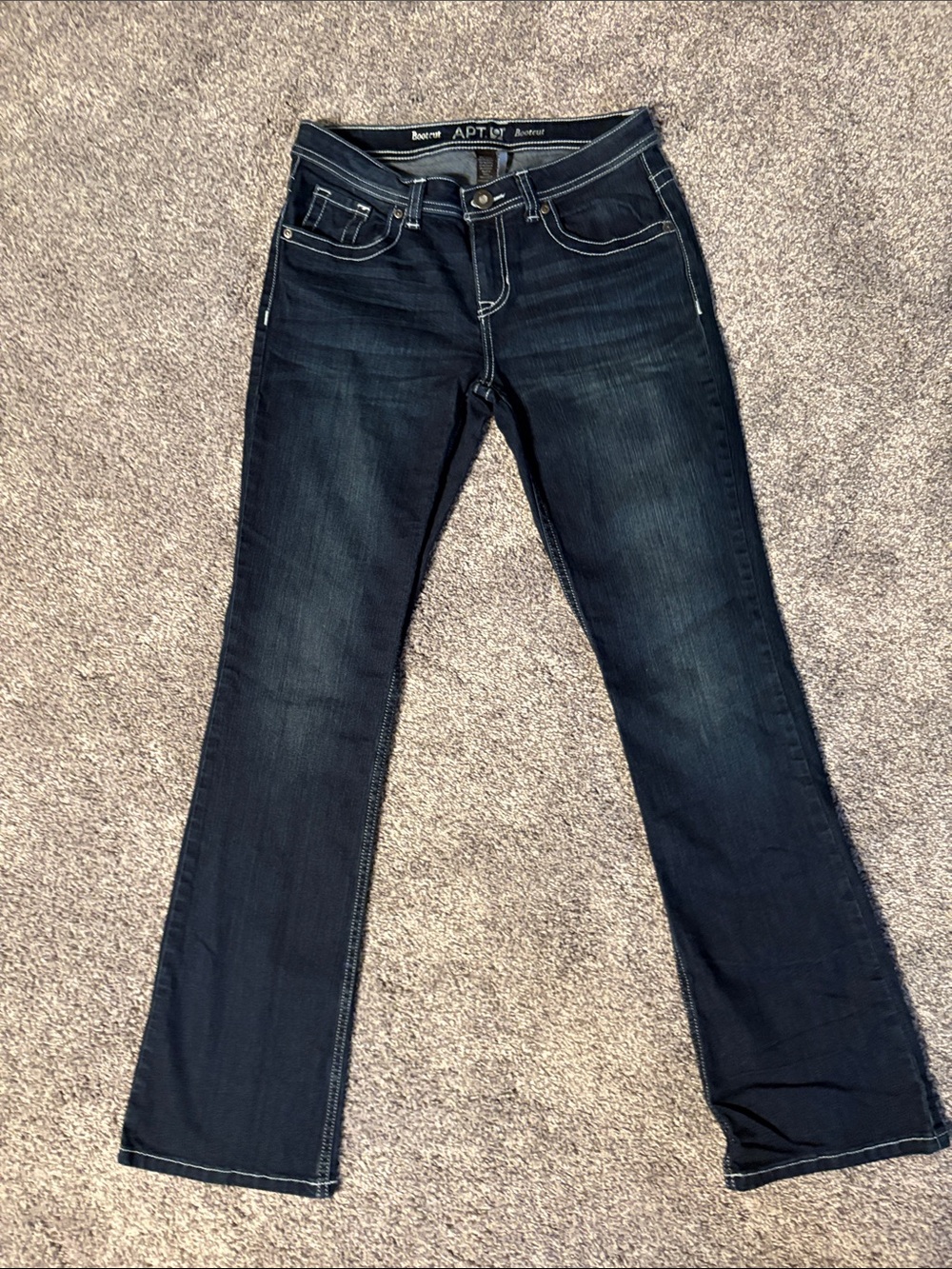 Apt. 9 Women's Dark Indigo Boot-Cut Jeans